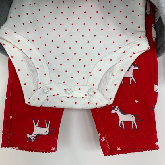 Carter's Baby 3 month Unicorn 3 Piece Set - Picture 4 of 6